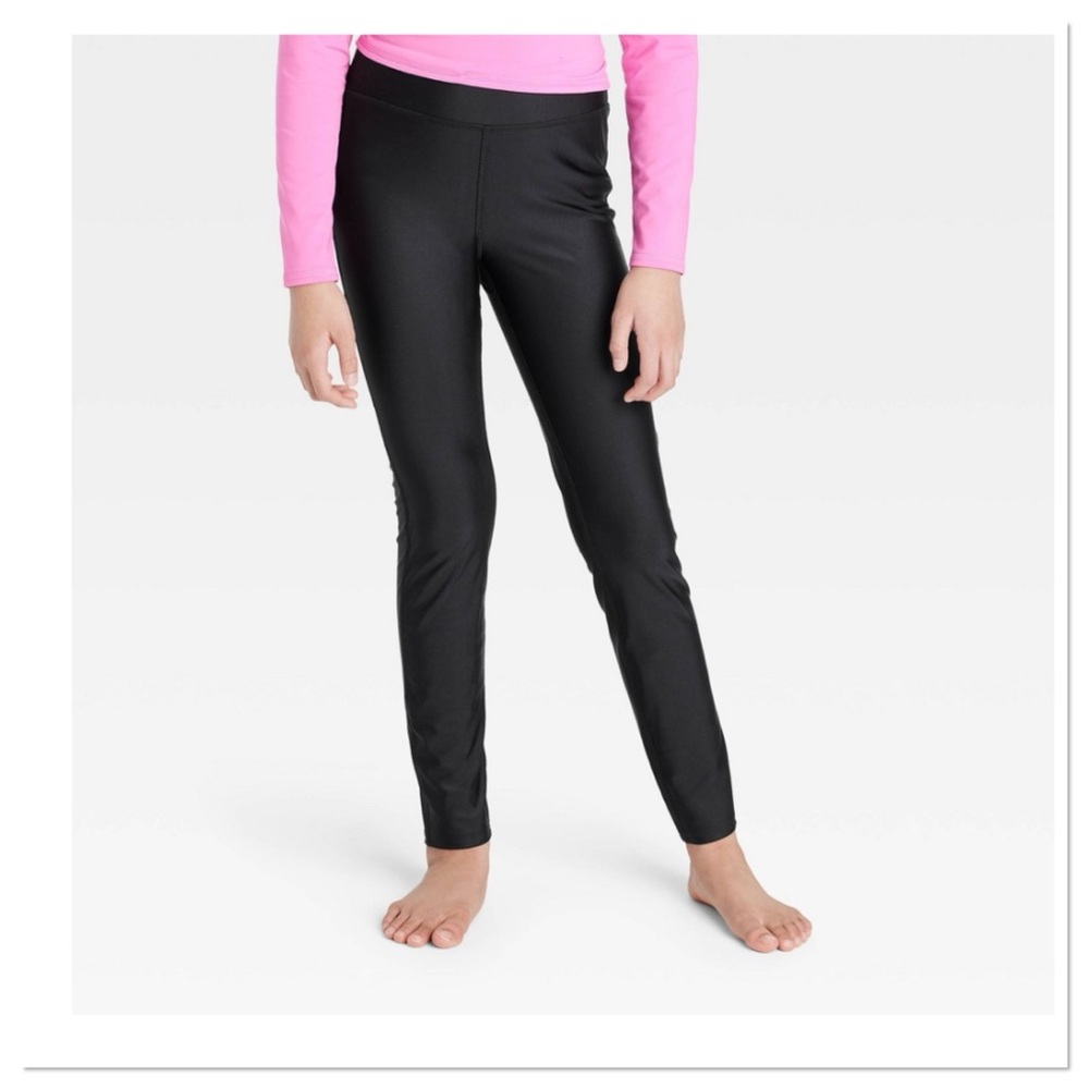 Girl’s Swim Leggings Cat & Jack Black Kids